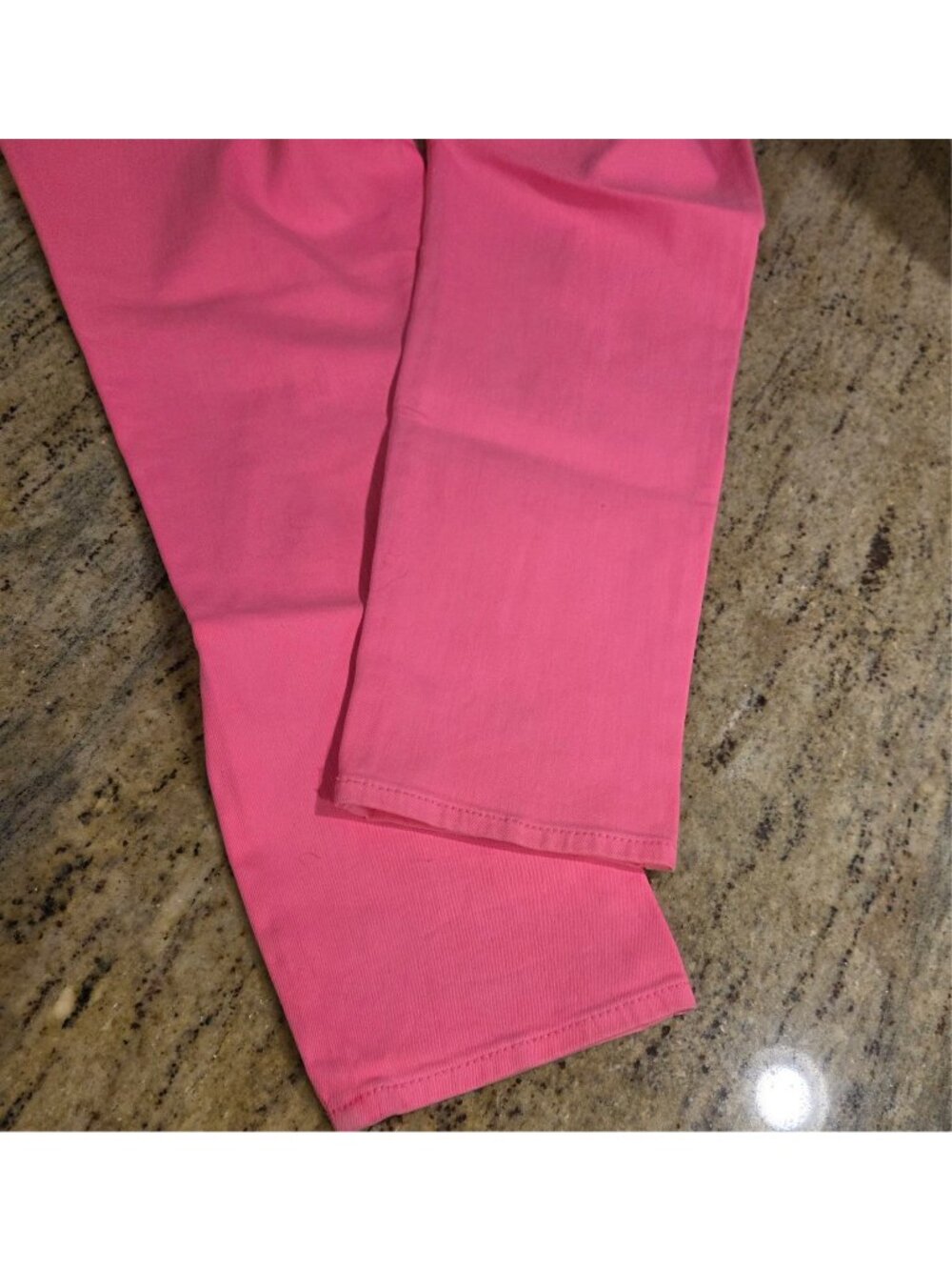 New! Arizona Jeans 17 Juniors 36x27" Neon Hot Pink Ankle Mid Stretch Distressed - Picture 12 of 13